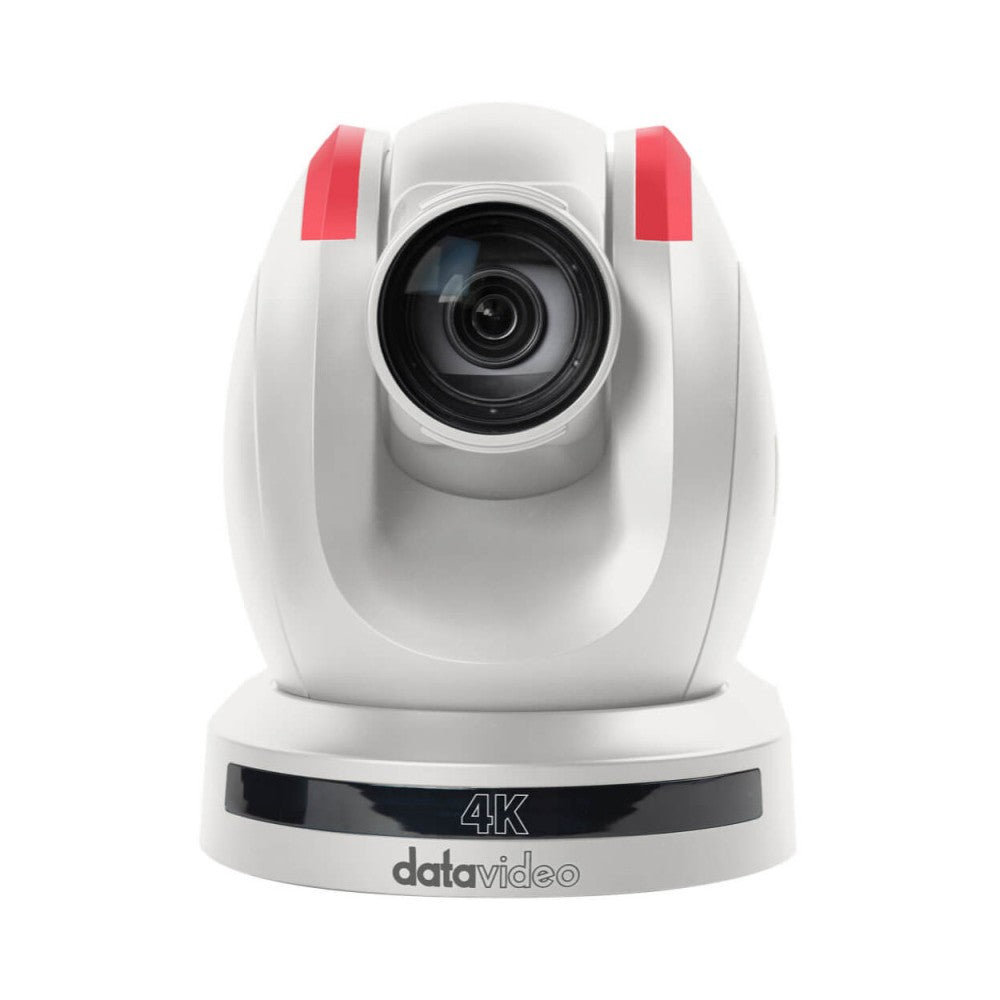 Datavideo UHD PTZ Camera with Auto Tracking, NDI - White