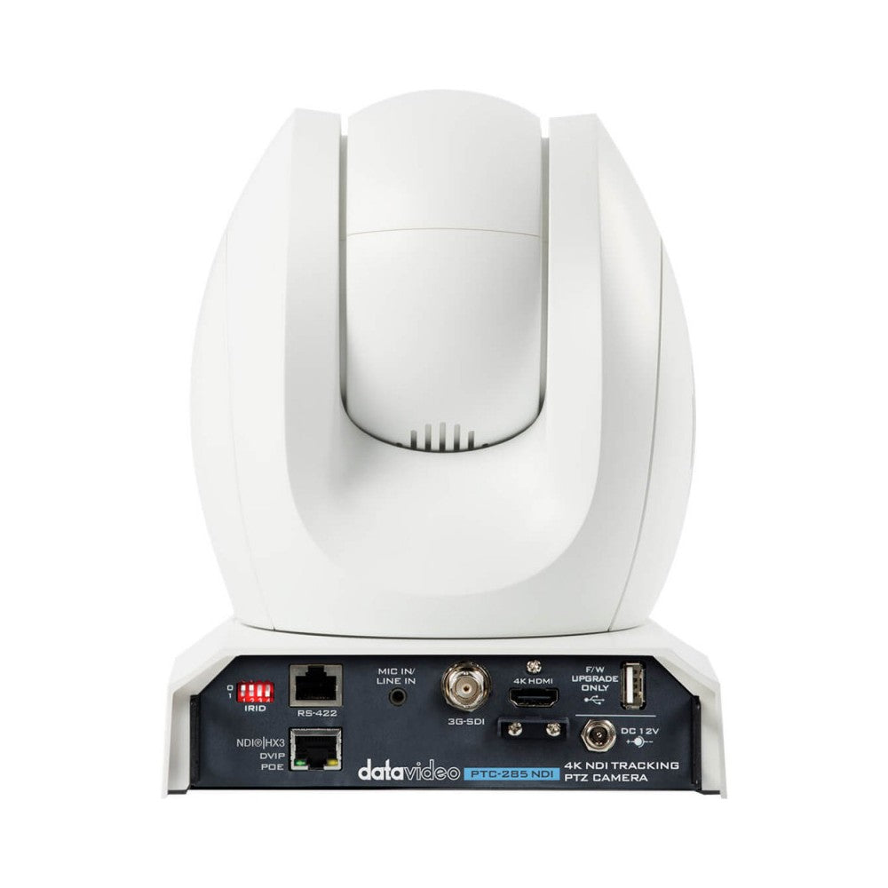 Datavideo UHD PTZ Camera with Auto Tracking, NDI - White