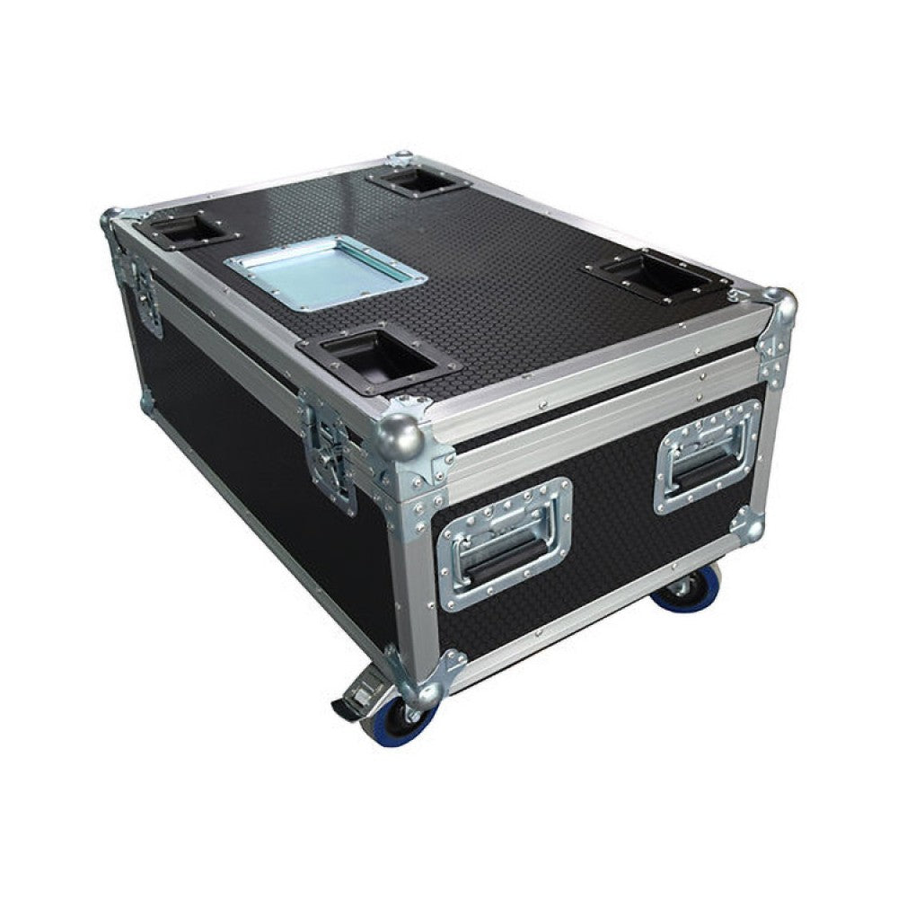 Evolite Set of 6 LED spotlights Evolite IP-BOX 6x15W delivered in a flight case with integrated charger