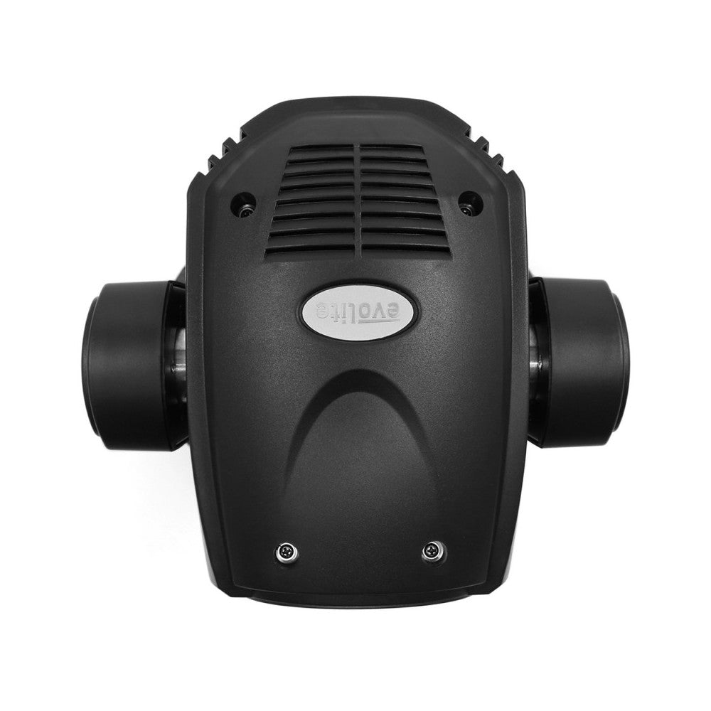 Evolite 2 x 120 W short arc lamp moving heads delivered in flight case