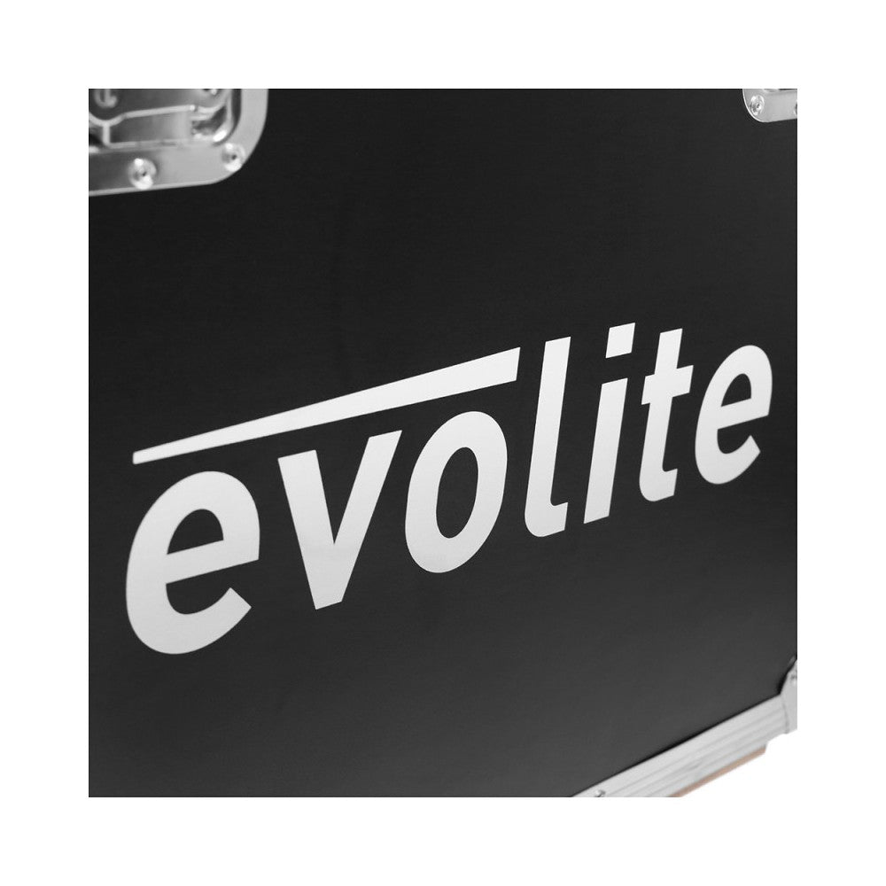 Evolite 2 x 120 W short arc lamp moving heads delivered in flight case