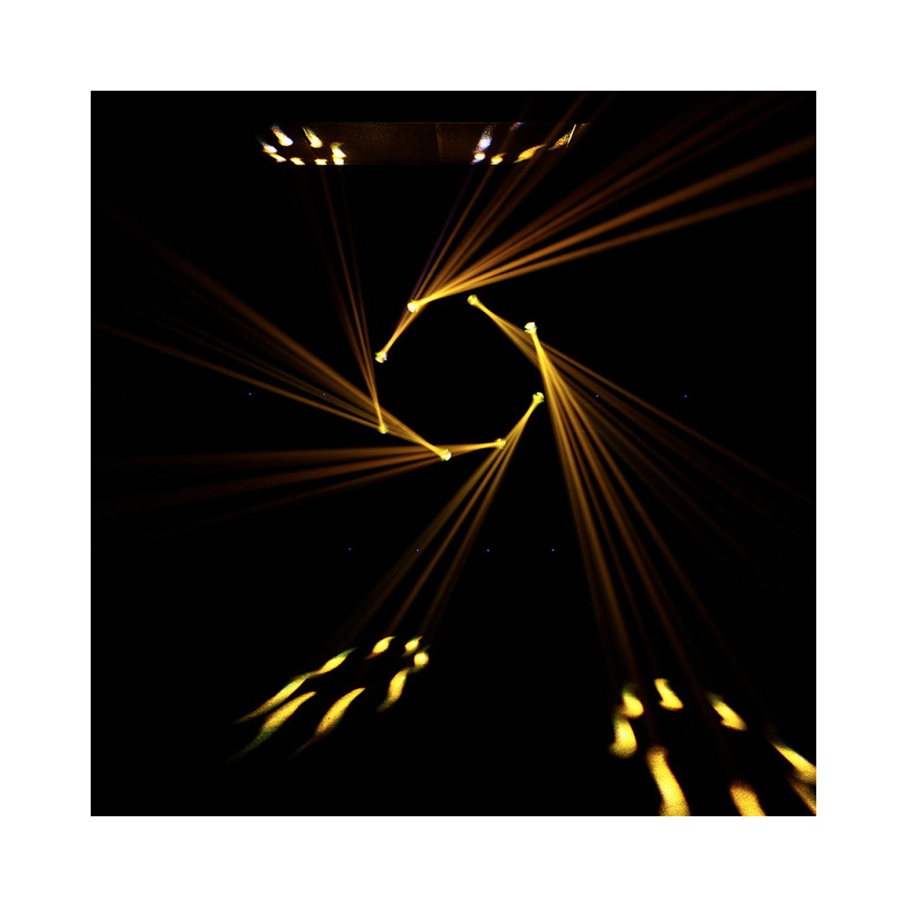 Evolite 2 x 120 W short arc lamp moving heads delivered in flight case