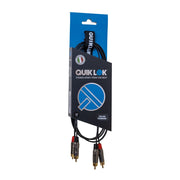 Quik Lok ITST/4RCA-2 2xRCA/2xRCA 2mt