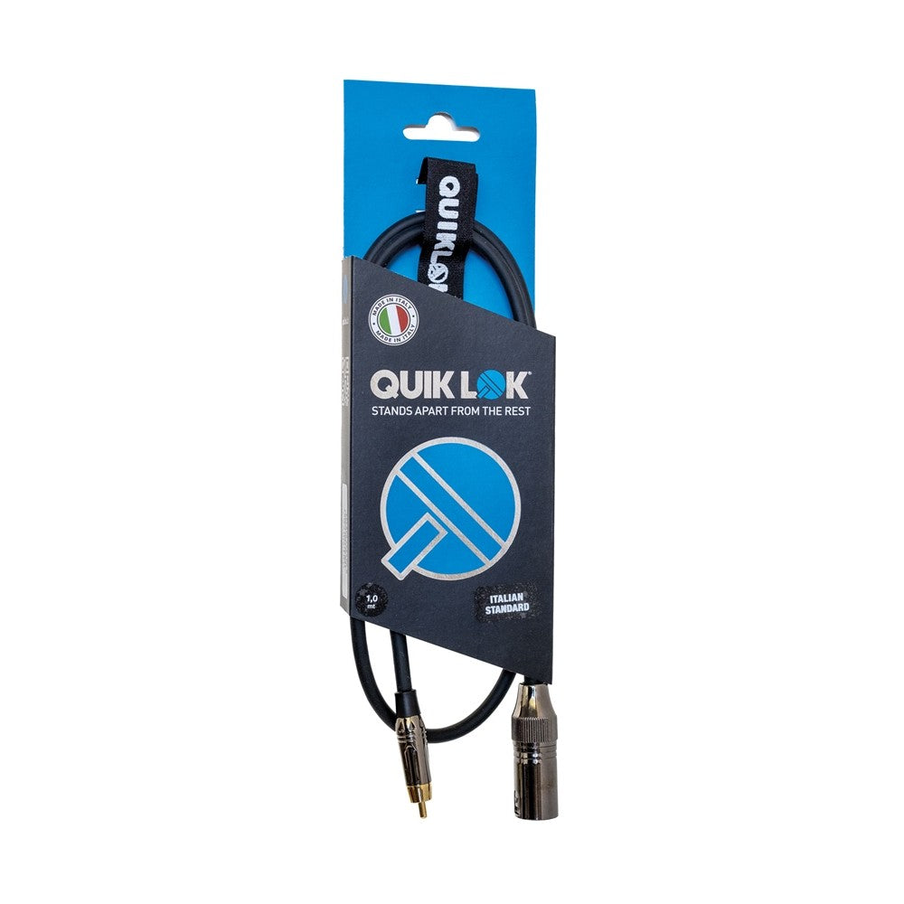 Quik Lok ITST/MRCA-1 XLR M/RCA 1mt