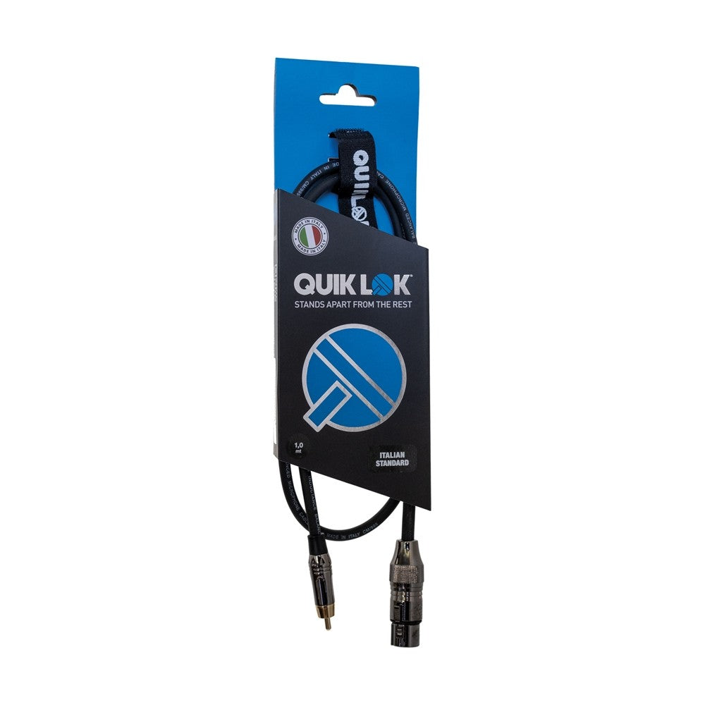 Quik Lok ITST/FRCA-1 XLR F/RCA 1mt