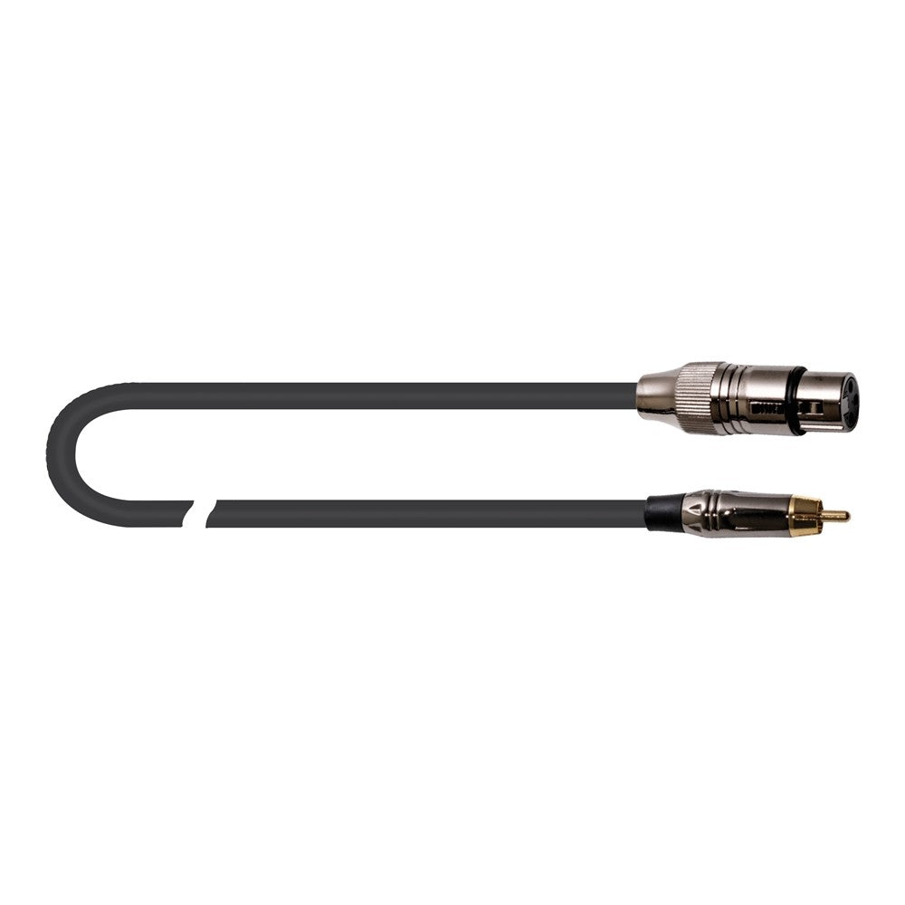 Quik Lok ITST/FRCA-1 XLR H/RCA 1m