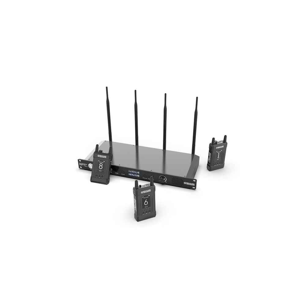 Hollyland Full Duplex Wireless intercom system with 8 Belt Packs