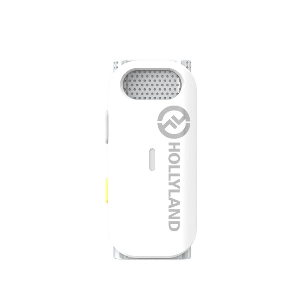 Hollyland Lark C1 DUO wireless lavalier microphone for iPhone (White)