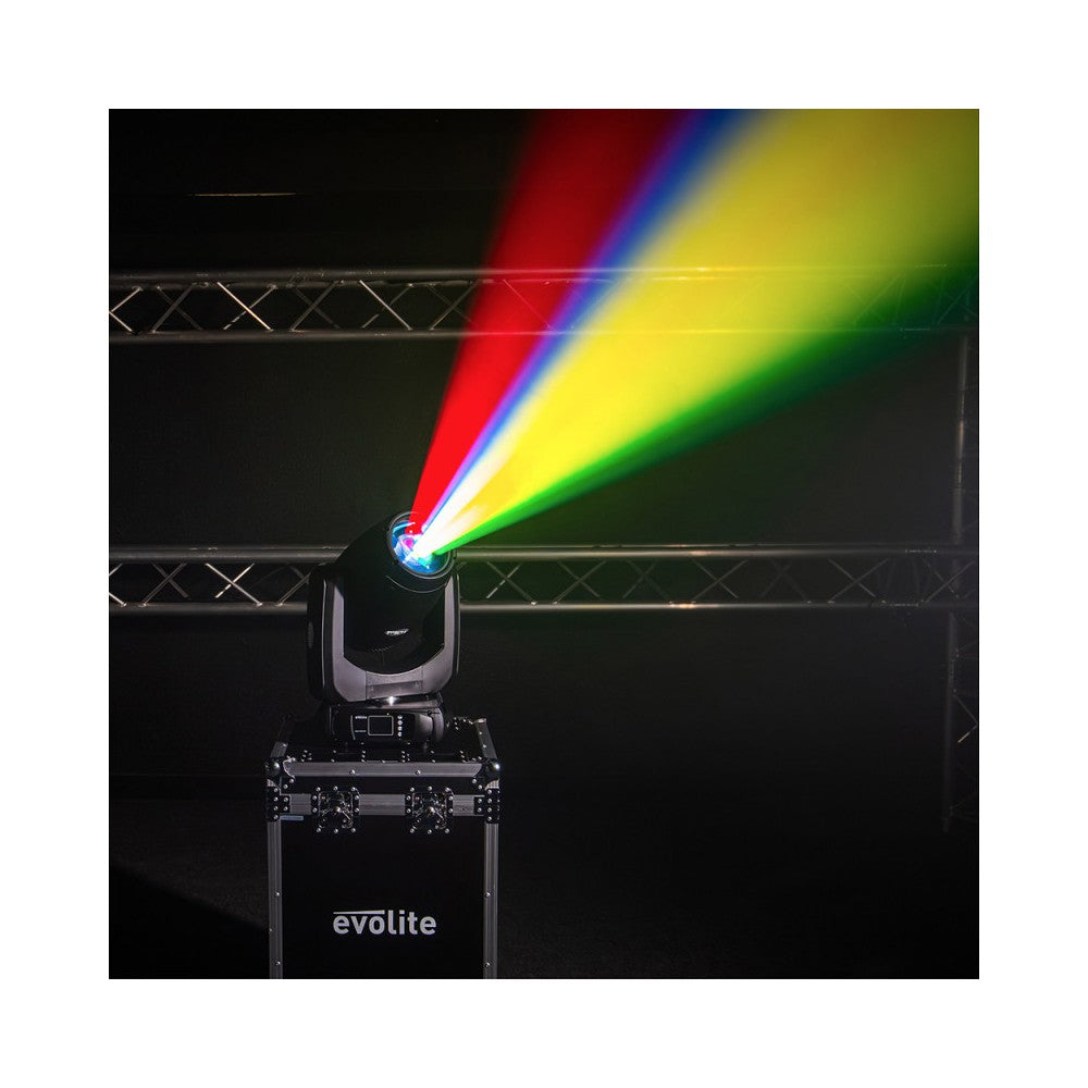 Evolite 360W LED head motor equipped, CMY. zoom 3°/48°