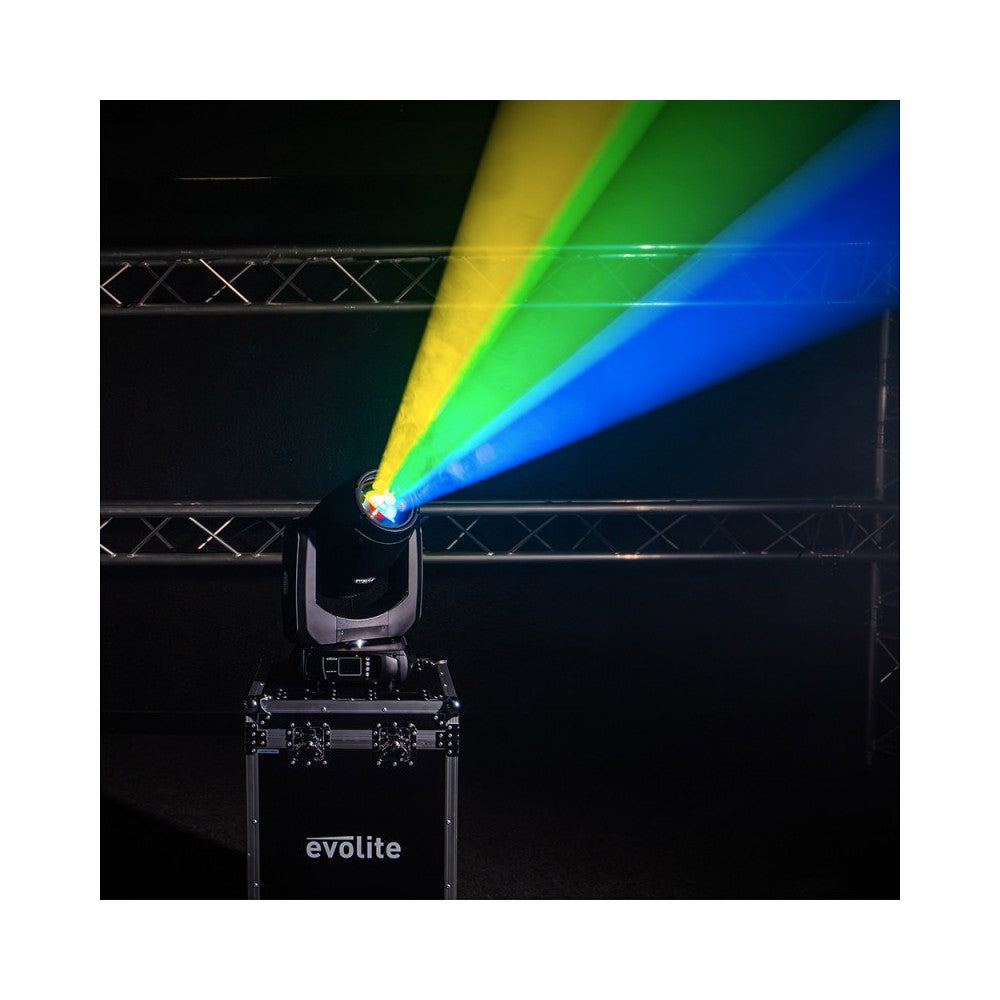 Evolite 360W LED head motor equipped, CMY. zoom 3°/48°