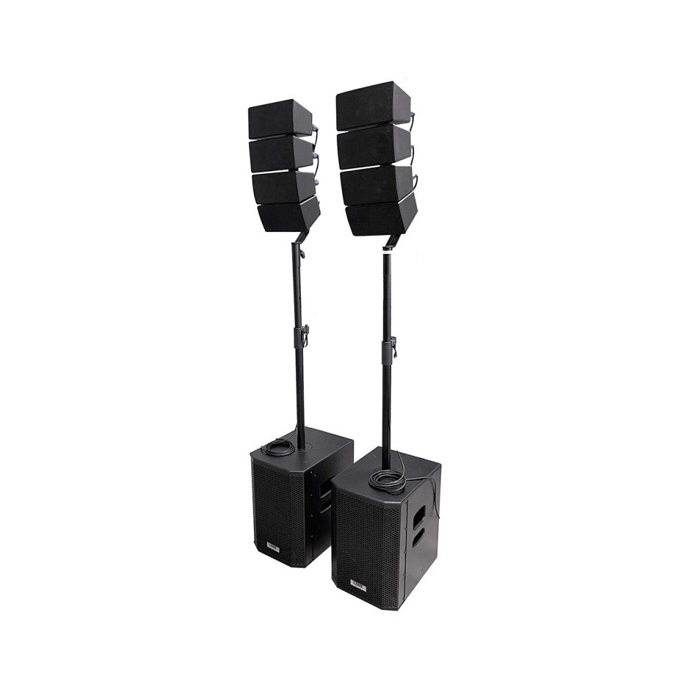 Lone Audio 820W set with 2 column speakers and active subwoofers