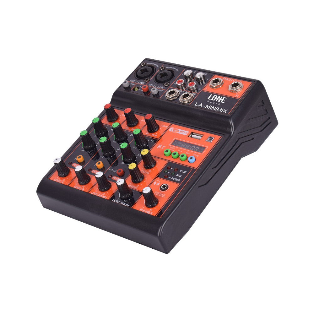 Lone Audio DSP Audio Mixer console 4 inputs 2 mono 1 stereo