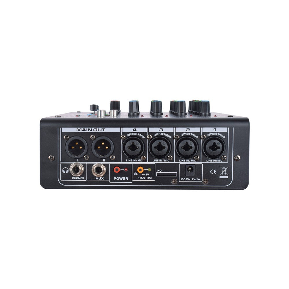 Lone Audio DSP Audio Mixer Console 4 Input 4 Mono