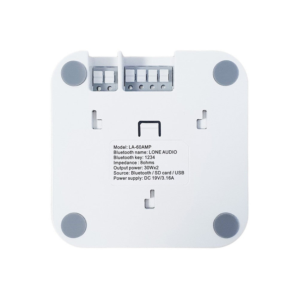 Lone Audio 60W compact amplifier module with Bluetooth player