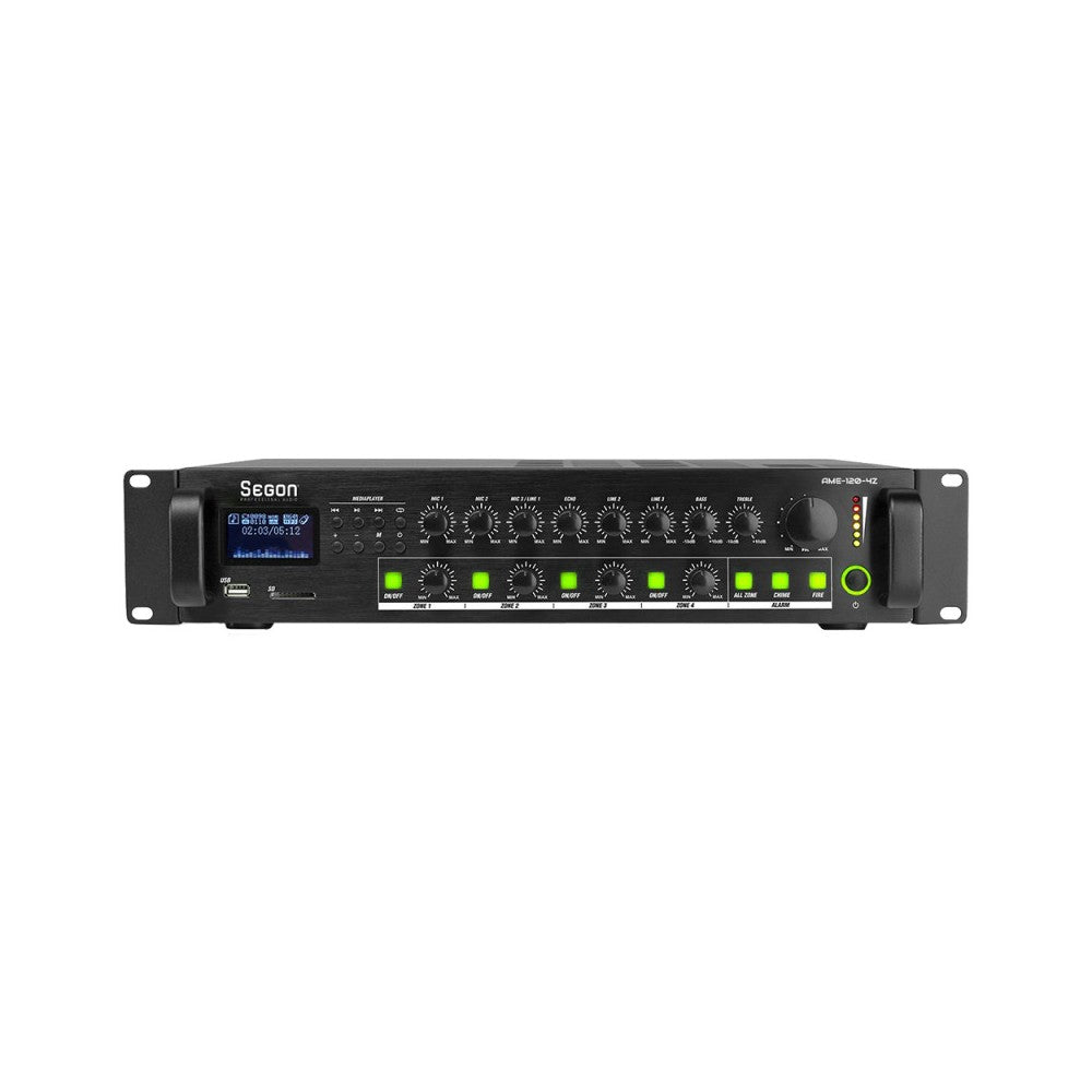 Lone Audio 360W Compact 4 zones Amplifier with Media Player