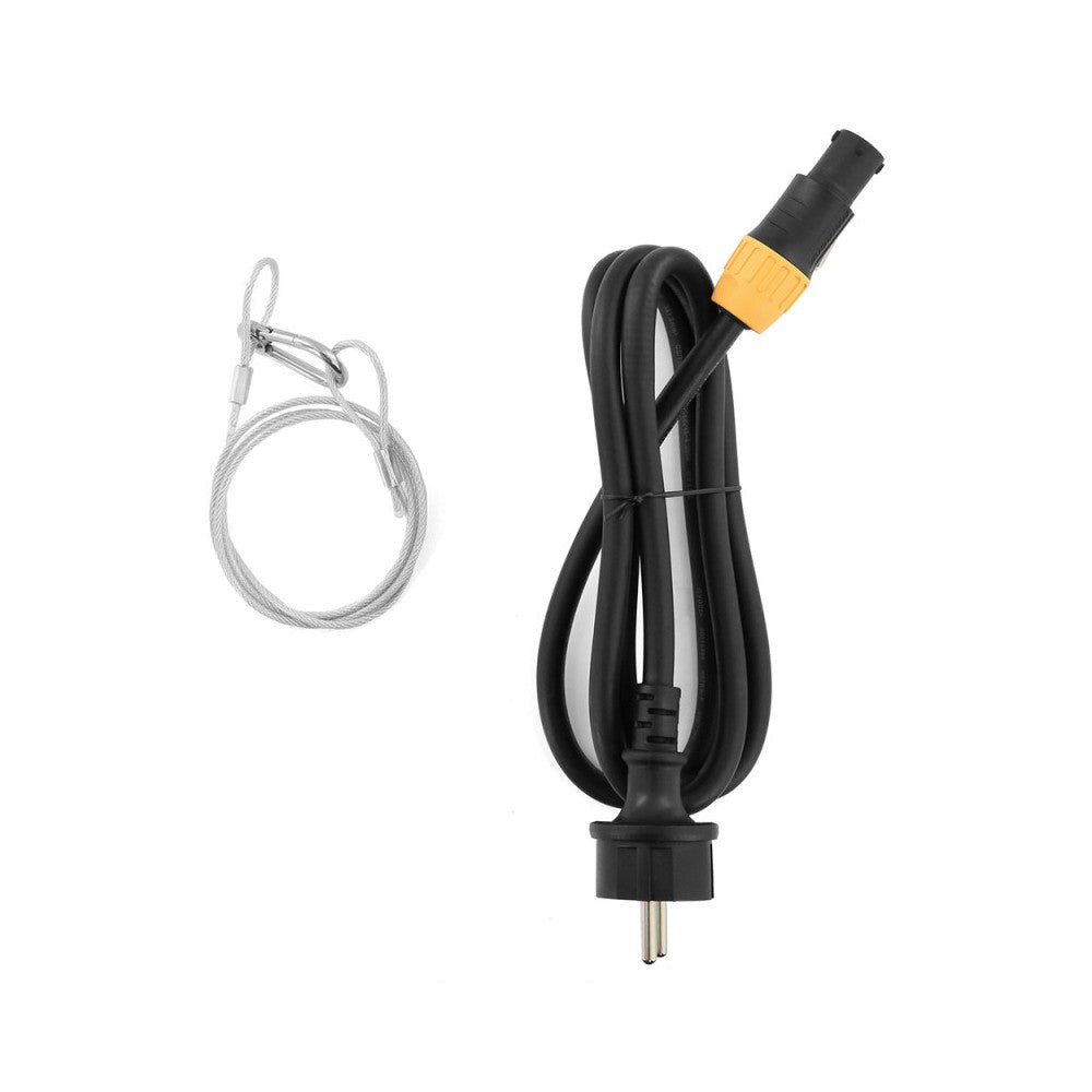 Evolite Juego de 6 proyectores TROPIKOLOR 4X15W IP65, entregado en flight case de 6 compartimentos