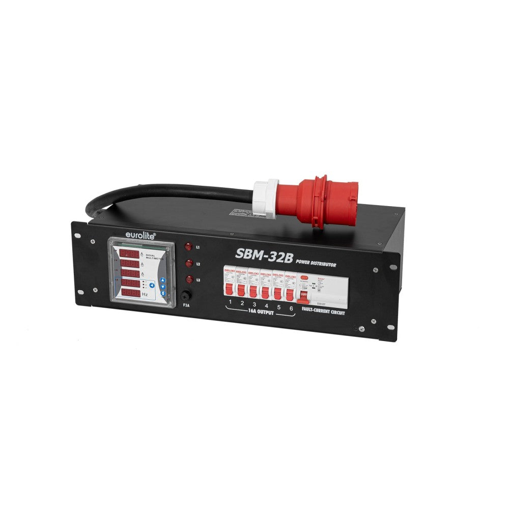 EUROLITE SBM-32B Distributore di Potenza