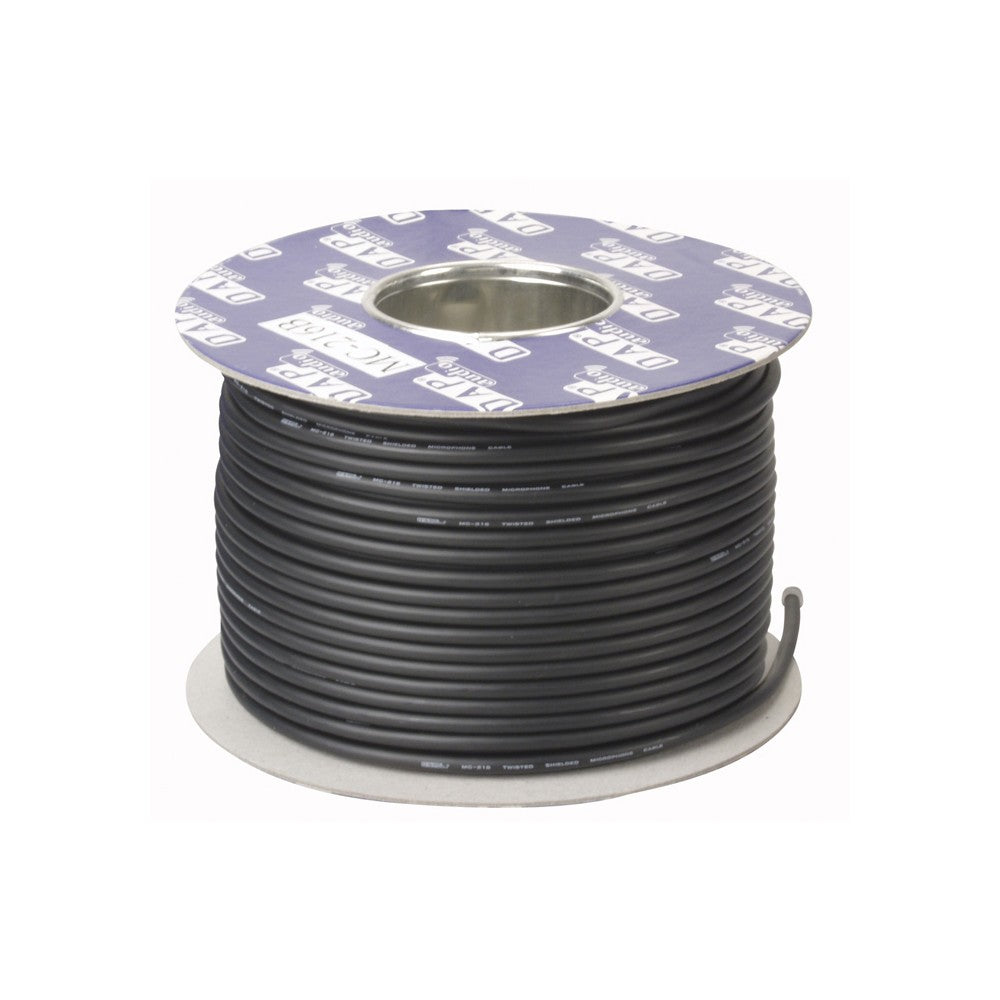 DAP DIG-110 AES-EBU Cavo nero digitale da 110 Ohm - 100m su rocchetto