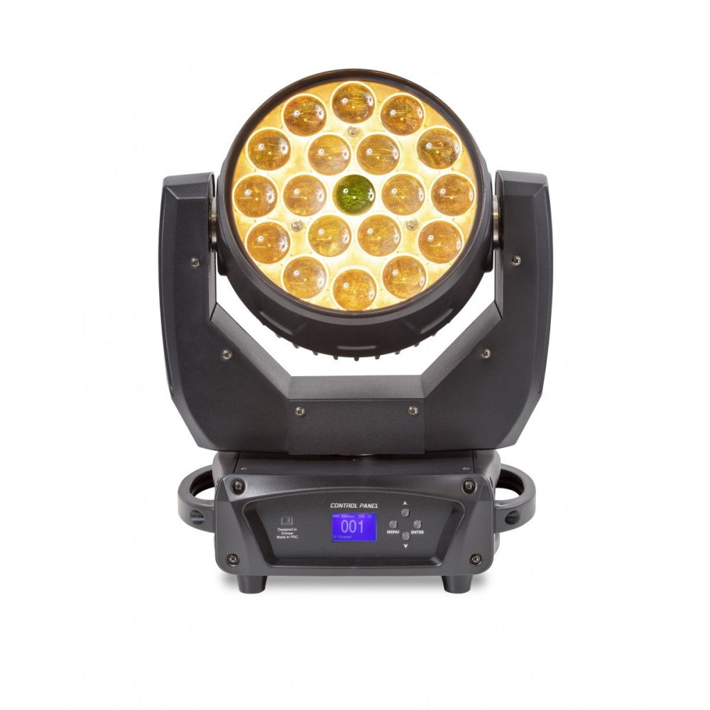 CENTOLIGHT THESIS 1915Z SET DI 2 TESTE MOBILI LED WASH 19 x 15W CON FLIGHT CASE