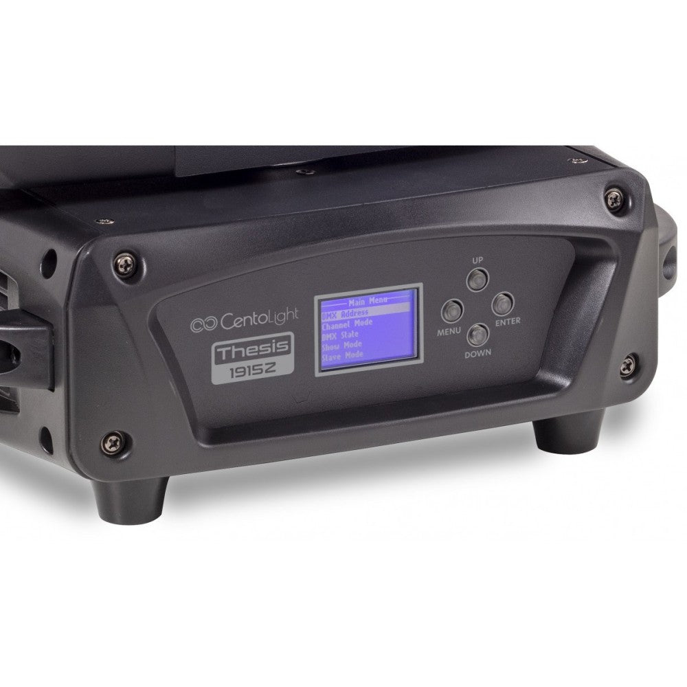 CENTOLIGHT THESIS 1915Z SET DI 2 TESTE MOBILI LED WASH 19 x 15W CON FLIGHT CASE