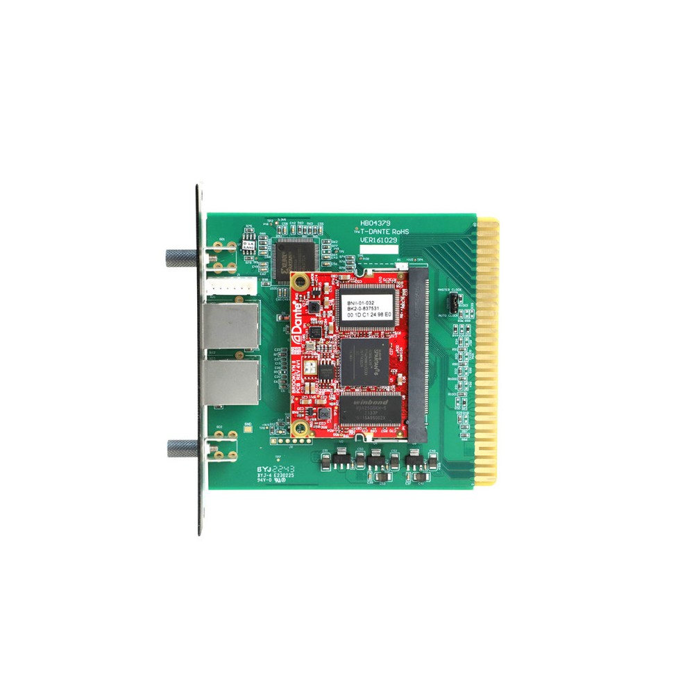 Audiophony DANTE card for DZ-MATRIX