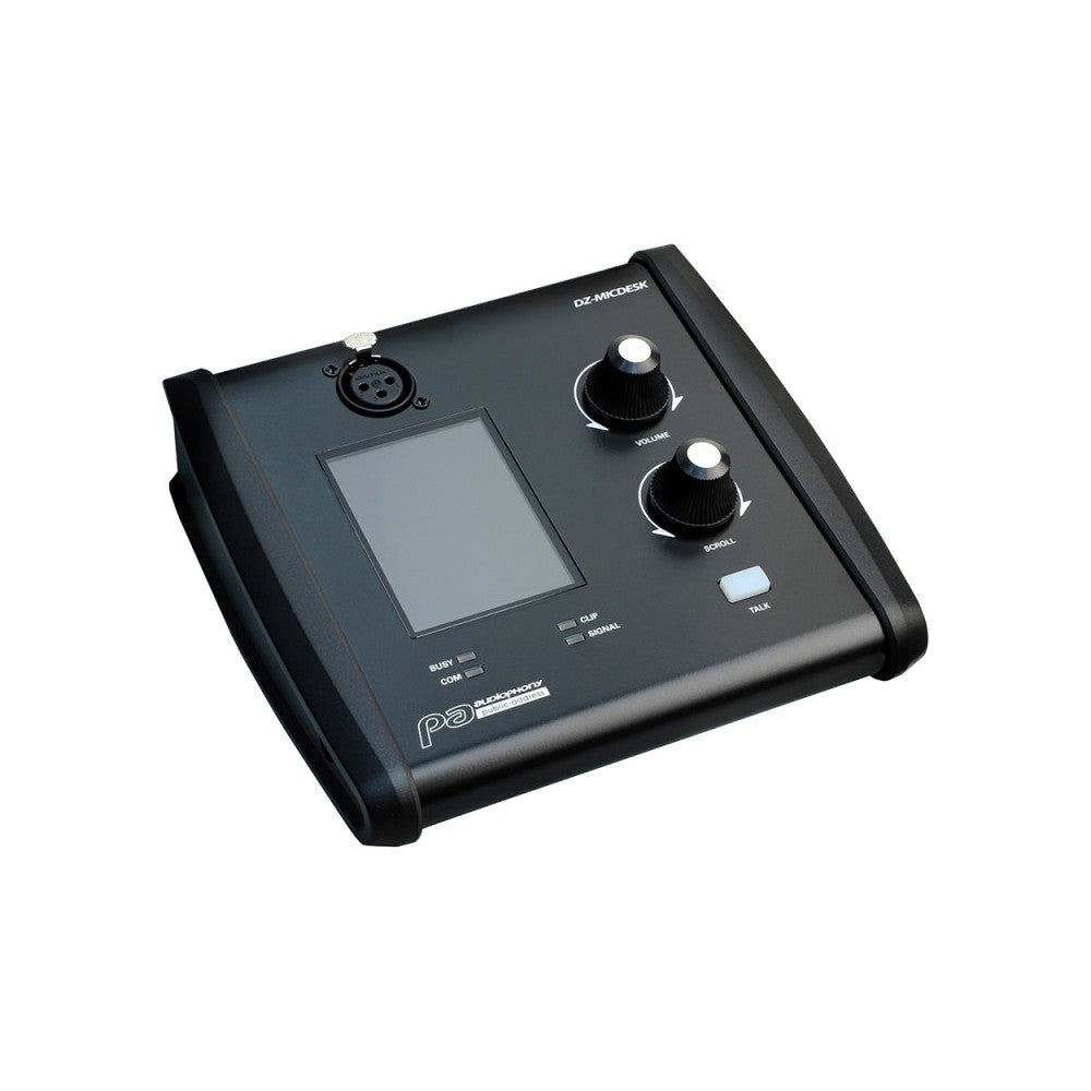 Audiophony Desktop microphone, zone manager for the DZ-MATRIX