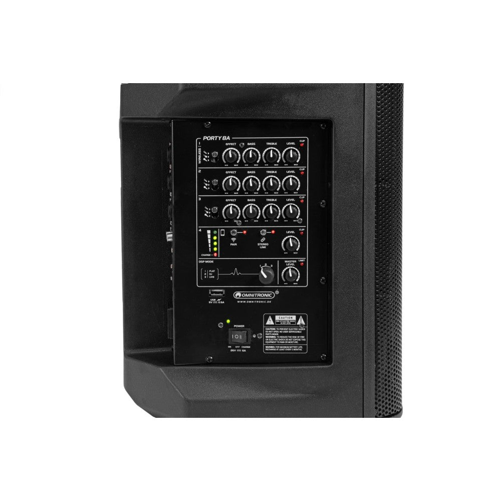 OMNITRONIC PORTY-8A Sistema PA Wireless