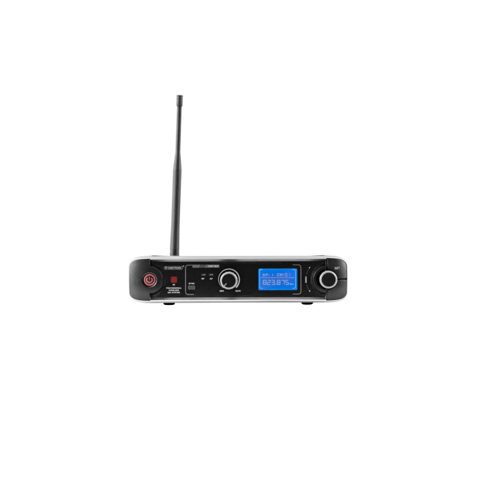 OMNITRONIC UHF-301 Micrófono inalámbrico 823-832/863-865MHz