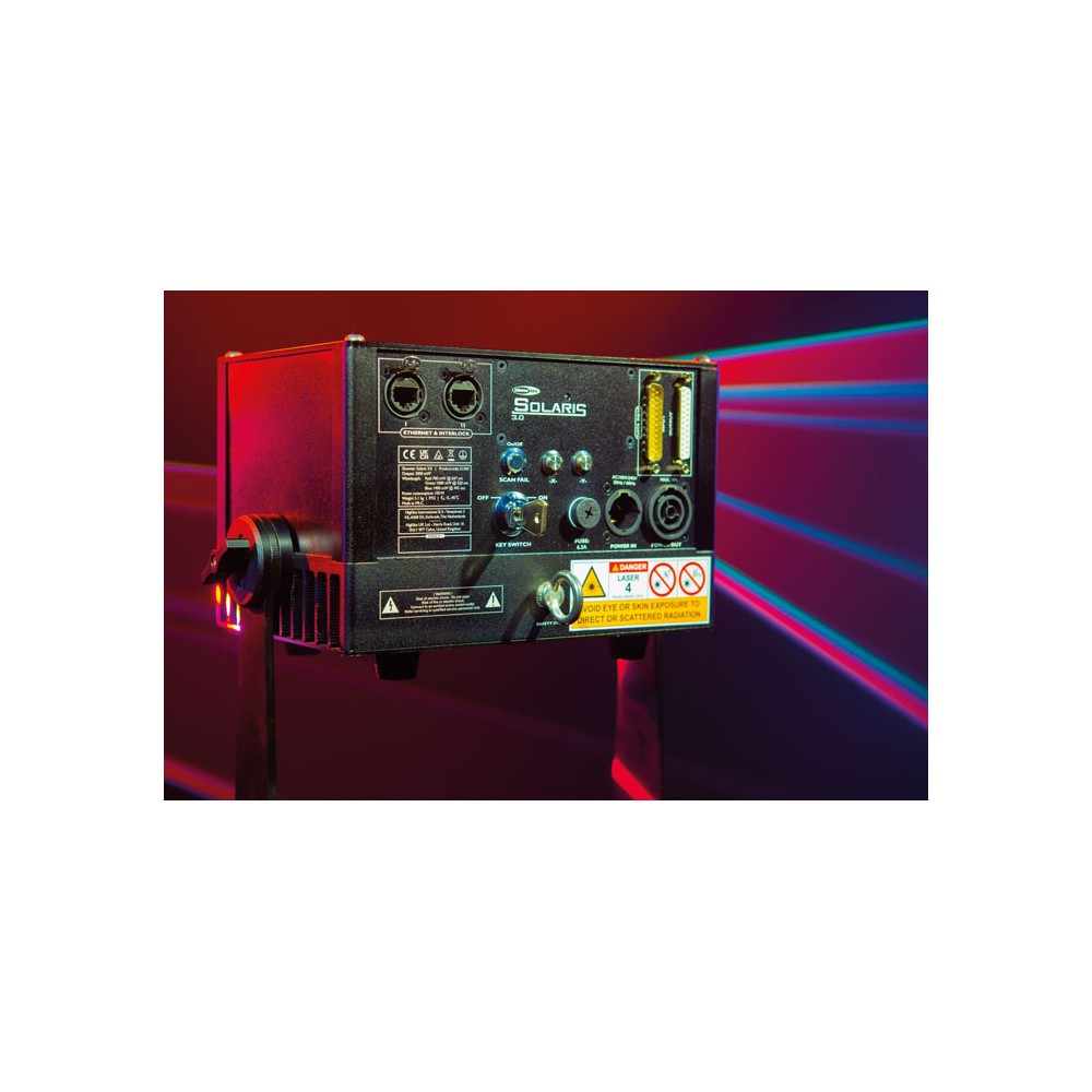 Showtec Solaris 3.0 Láser RGB de alta potencia con control ILDA