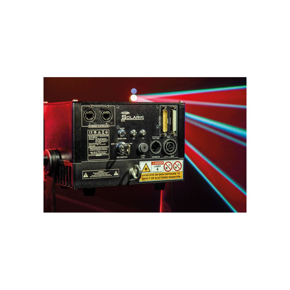 Showtec Solaris 3.0 Láser RGB de alta potencia con control ILDA