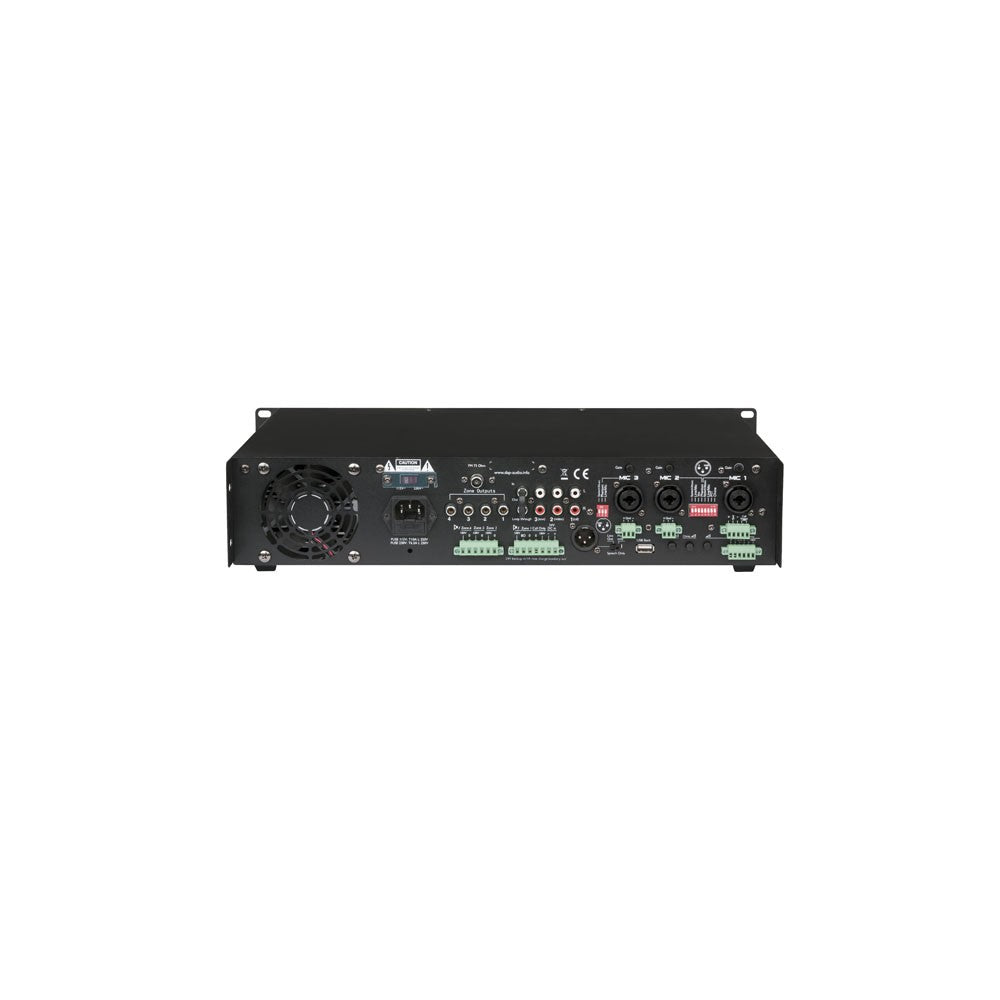 DAP-Audio ZA-9250TU Amplificatore a zone, 100V, 250W