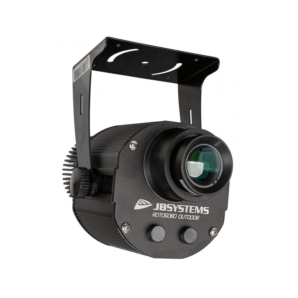 JB Systems Powerful outdoor IP65 logo projector based on a 100W cold white LED