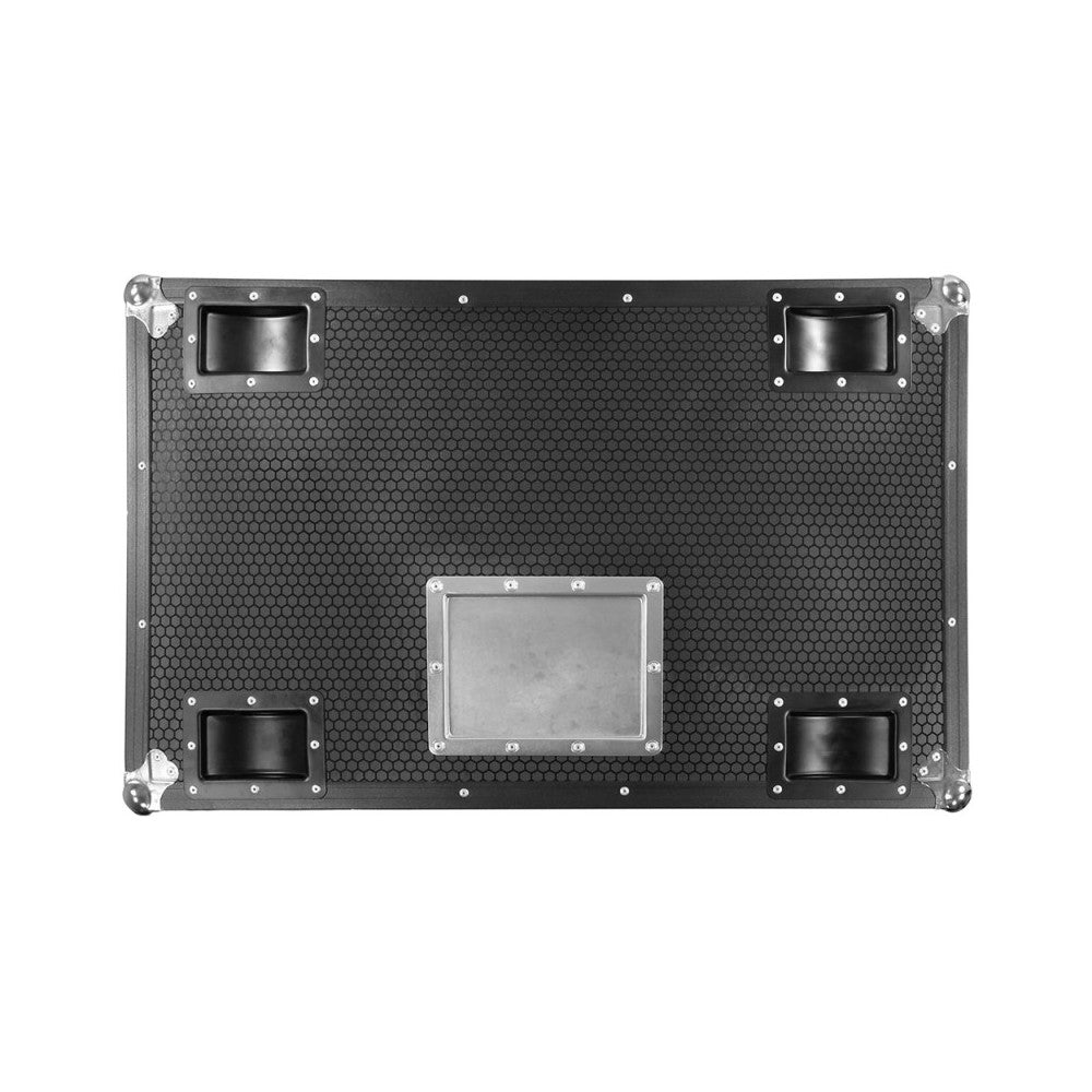 Flight case de transporte Evolite diseñado para transportar de forma segura 8 Evolite PARCOB150RGBW-IP