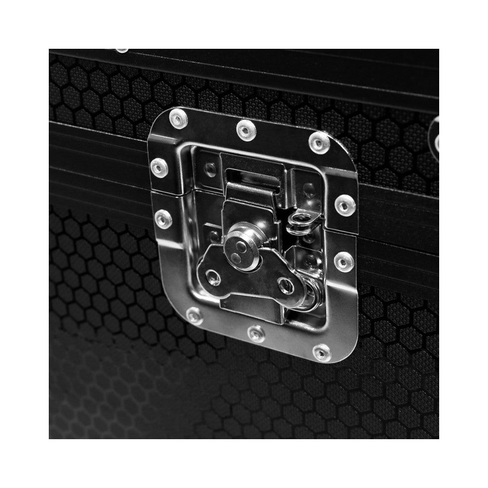 Flight case de transporte Evolite diseñado para transportar de forma segura 8 Evolite PARCOB150RGBW-IP