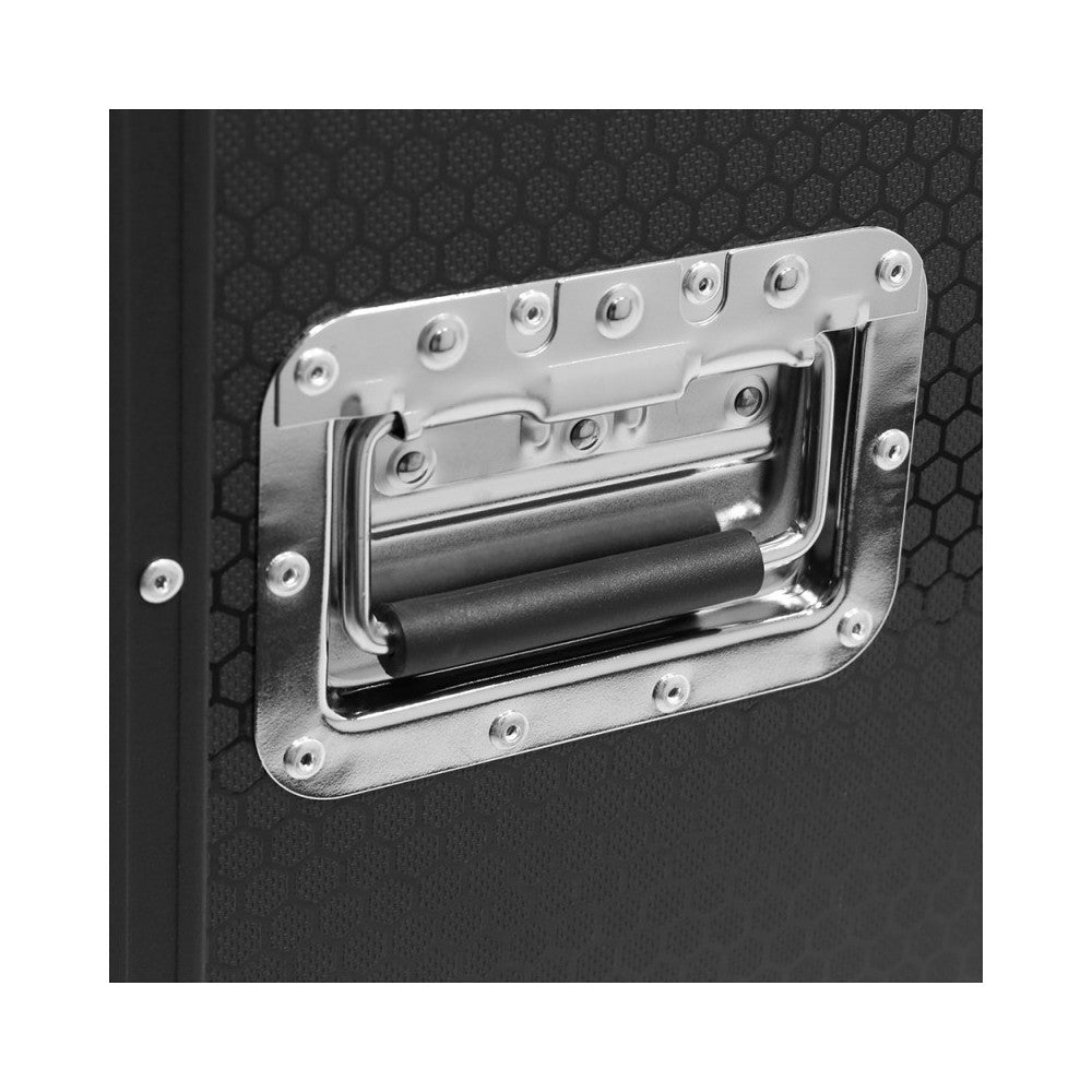 Flight case de transporte Evolite diseñado para transportar de forma segura 8 Evolite PARCOB150RGBW-IP