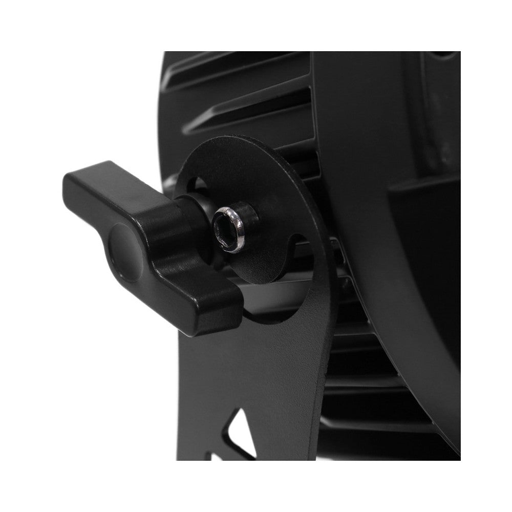 Proyector LED Evolite 12 x 12W RGBWA-UV 6 en 1, IP65, entregado en flight case de 6 unidades con cargador integrado