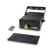 Laserworld Club Series laser projector 490 mW, keyboard included
