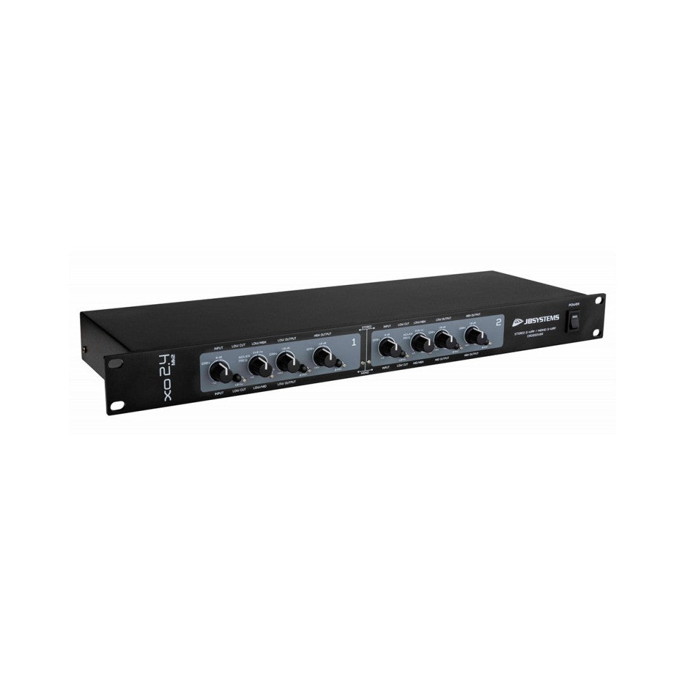 JB Systems 1U active crossover 2way stereo / 3way mono