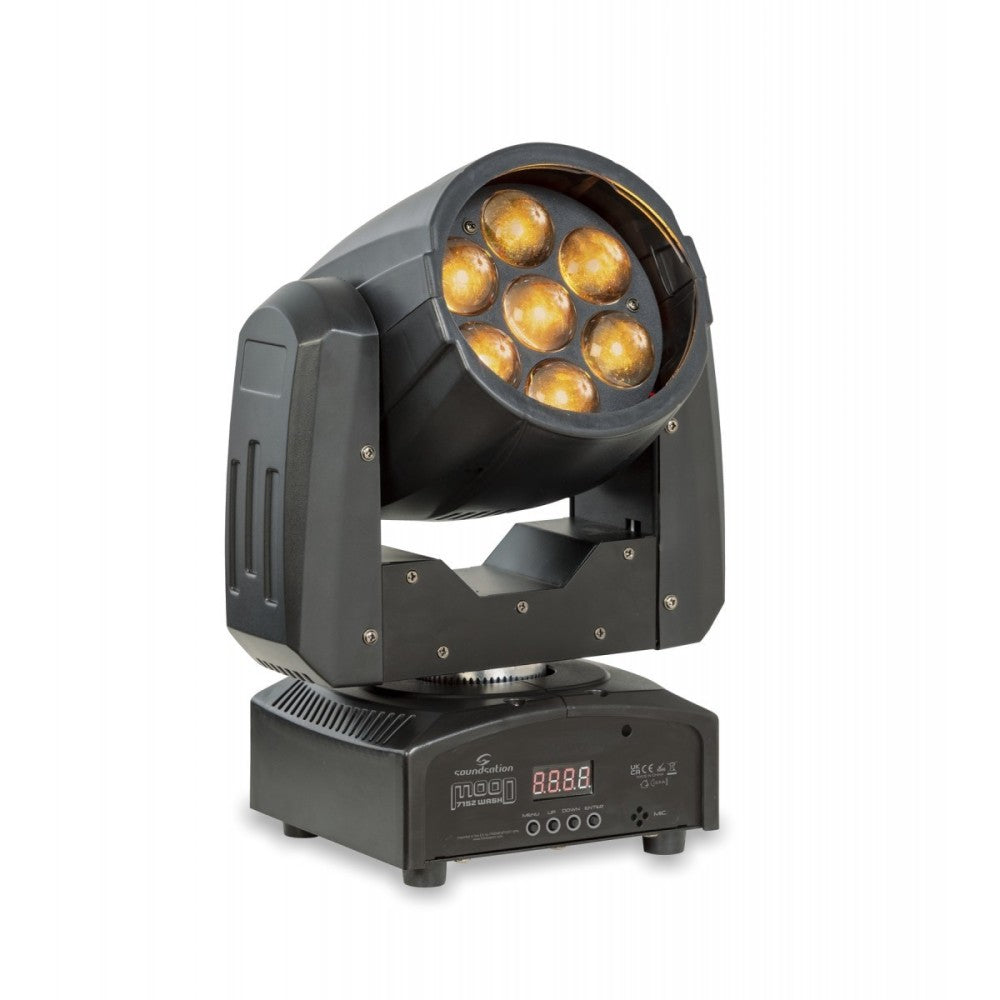 SOUNDSATION MOOD 715Z LED WASH MOVING HEAD WITH ZOOM 7 X 15W