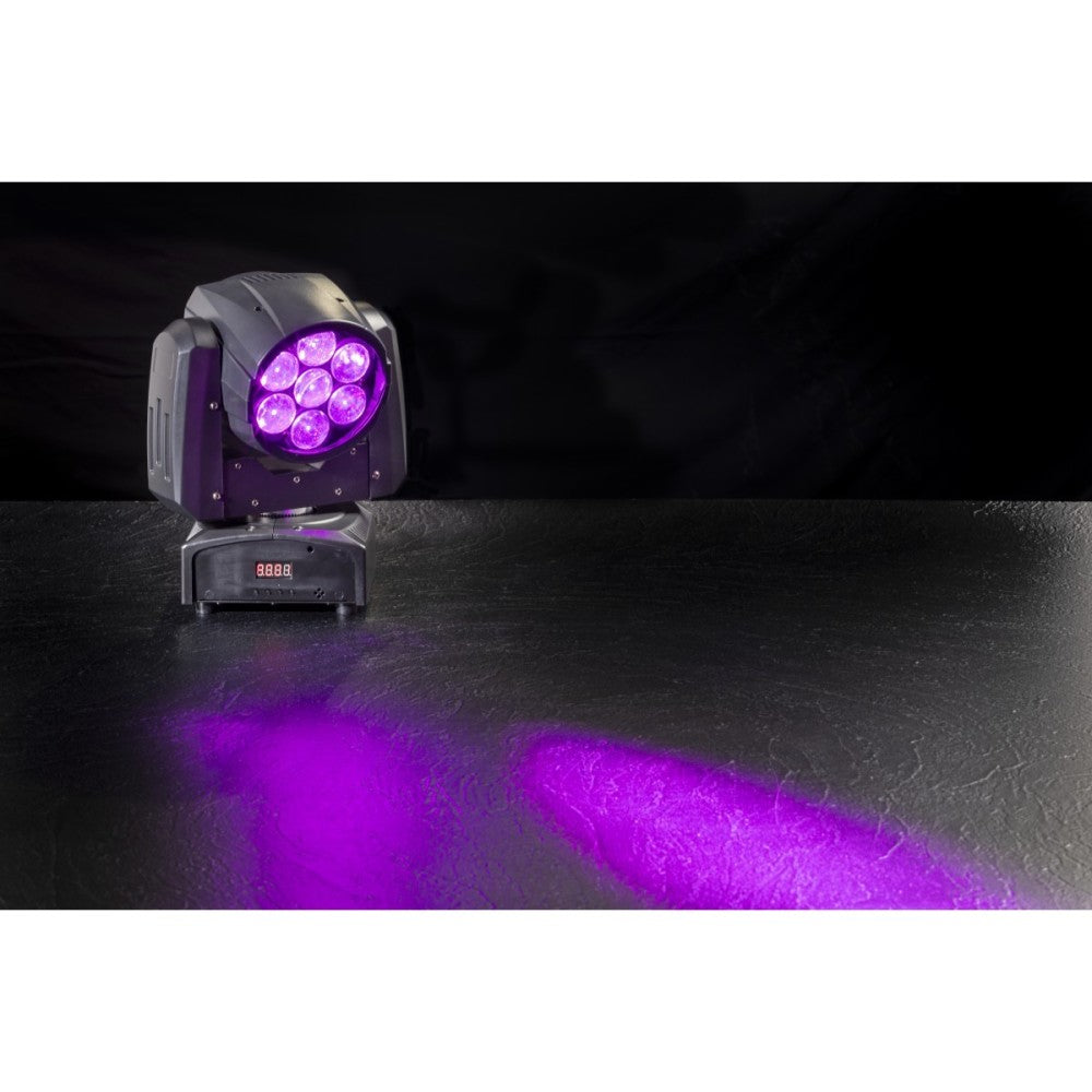 SOUNDSATION MOOD 715Z LED WASH MOVING HEAD WITH ZOOM 7 X 15W