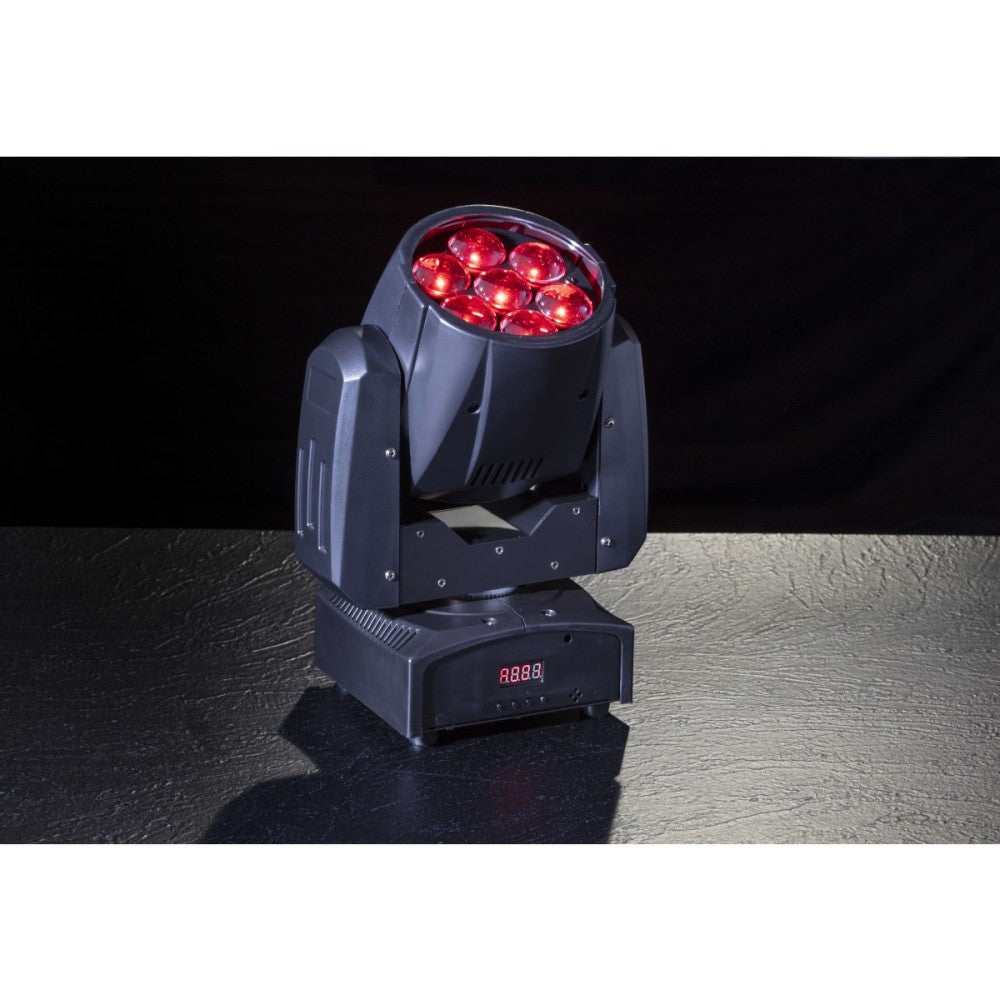 SOUNDSATION MOOD 715Z LED WASH MOVING HEAD WITH ZOOM 7 X 15W