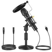 MAONO AU-HD300T MICROFONO DINAMICO DA TAVOLO USB/XLR