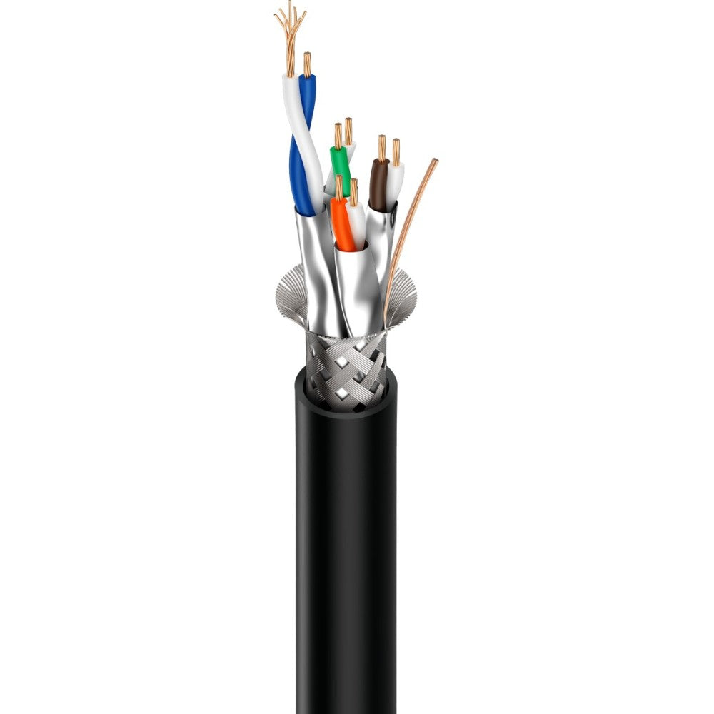 BOBINA CAVO CAT6e FLAME RETARDANT SM-FRC6-300B (300mt)