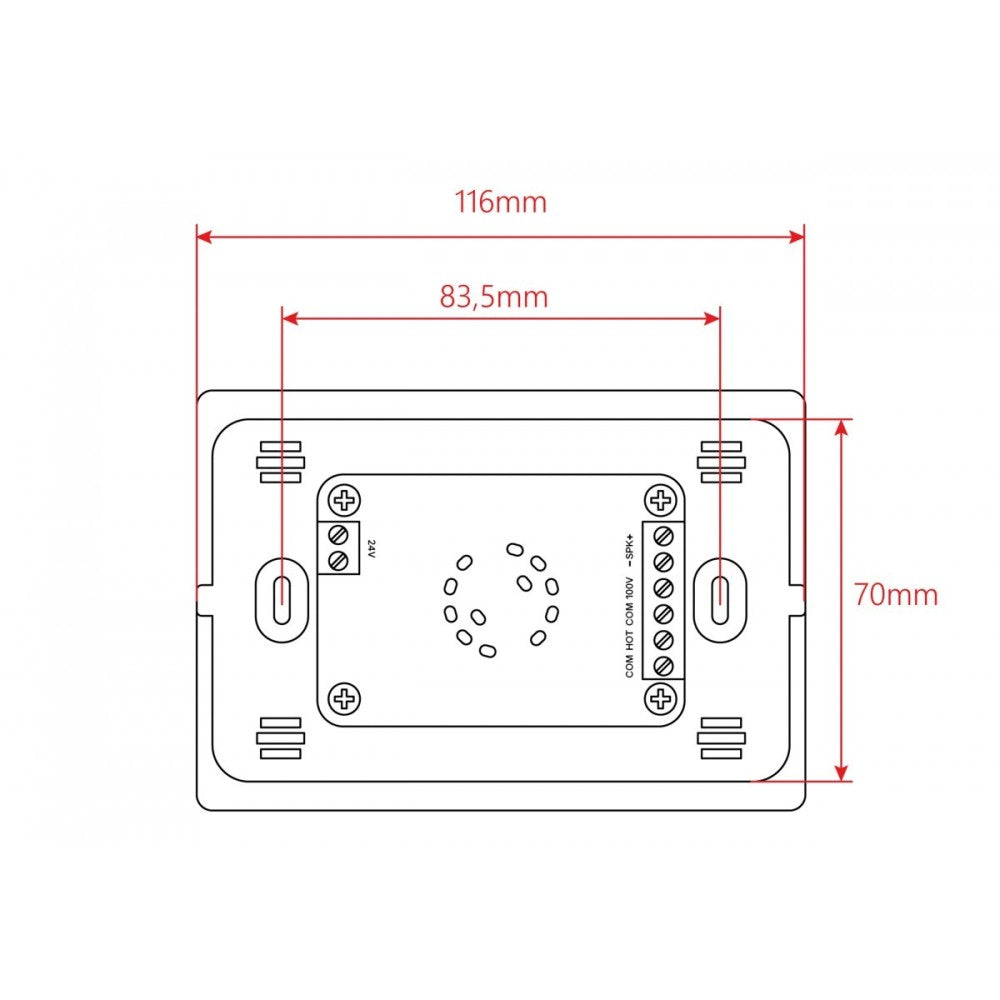 WALL VOLUME CONTROL HELVIA MURA 305 5W 5POS 503E