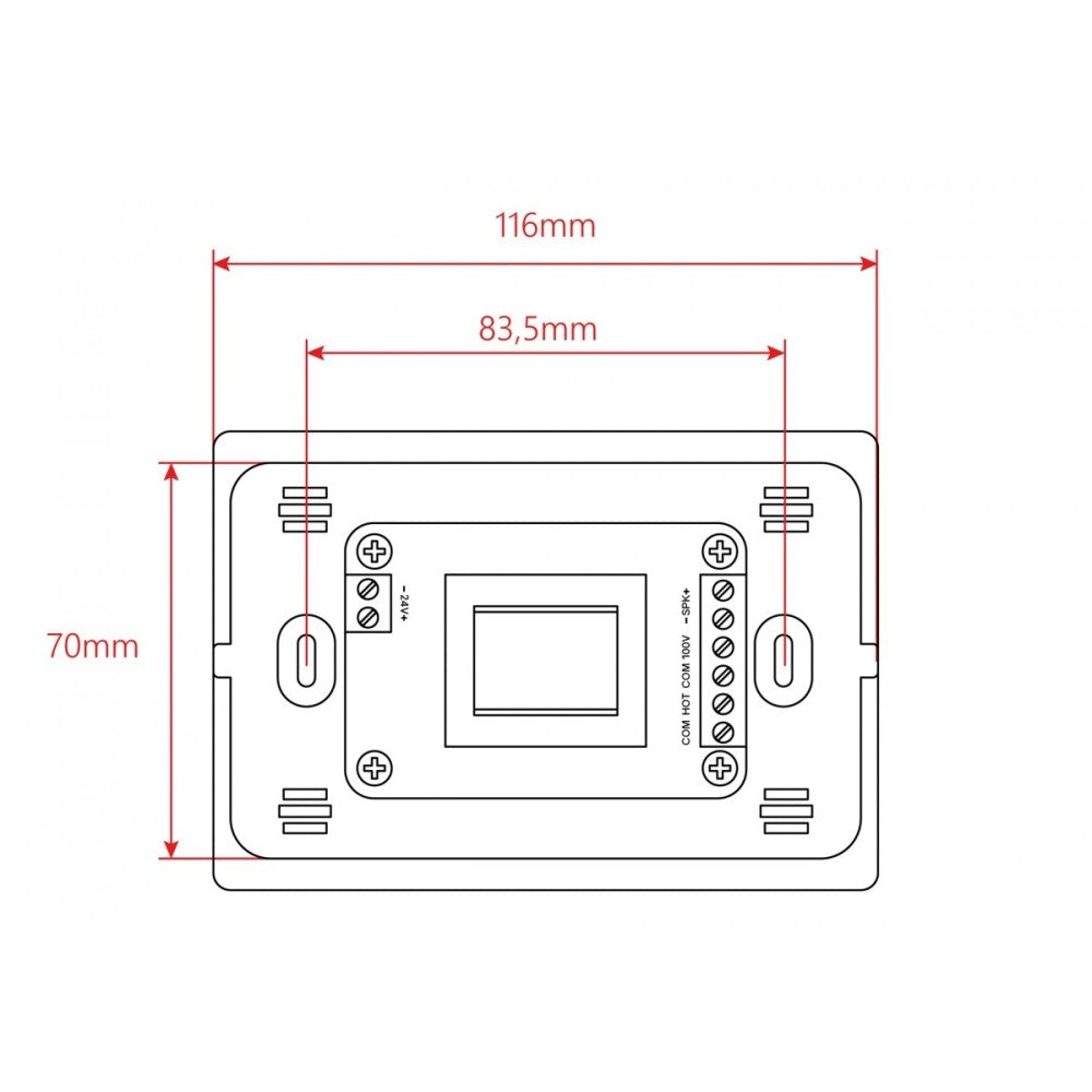 WALL VOLUME CONTR. HELVIA MURA 310 10W 12POS 503E