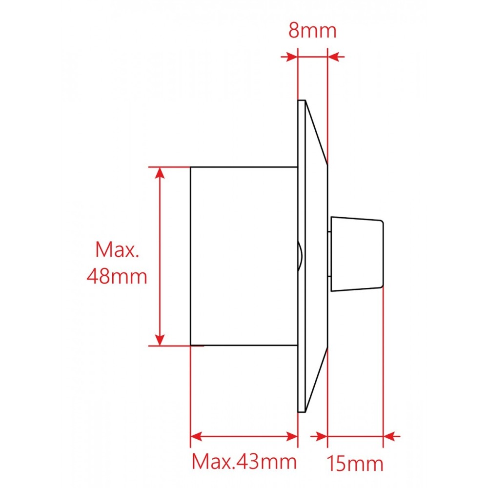 WALL VOLUME CONT. HELVIA MURA 360 60W 12POS 503E