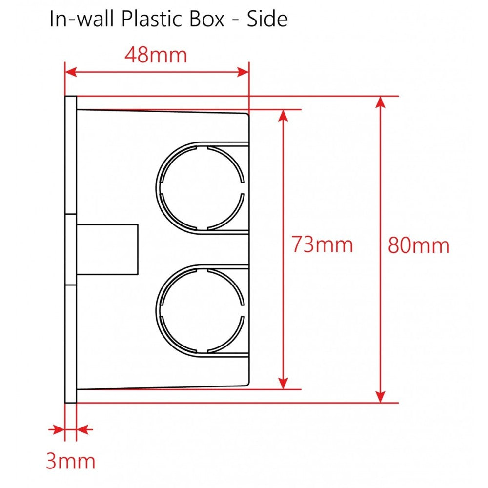CONT. DE VOLUMEN DE PARED HELVIA MURA 205 5W 5POS