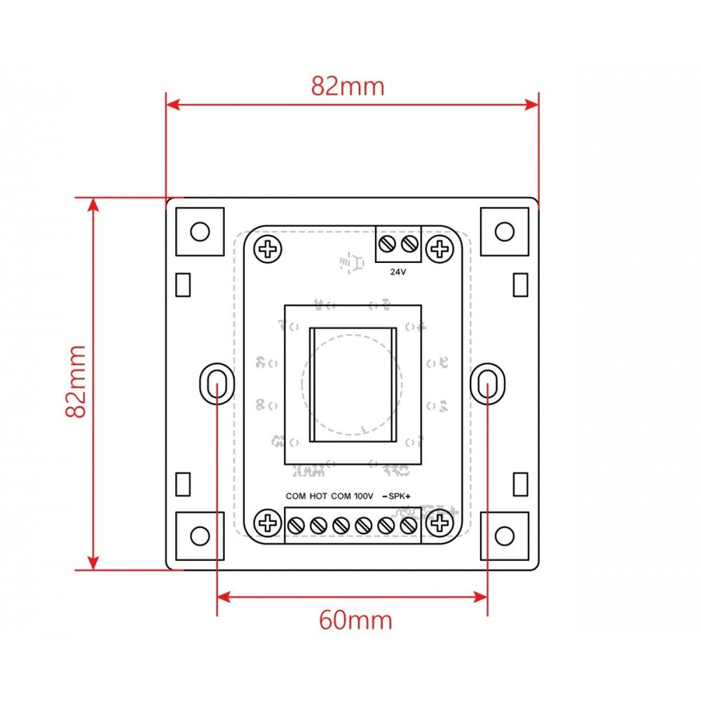 HELVIA MURA 210 Attenuatore di volume da 10W per diffusori a 70-100V