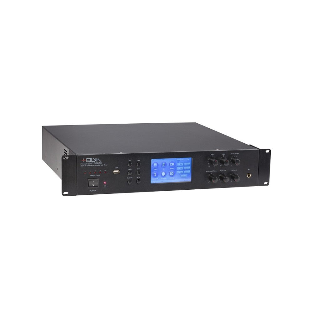 HELVIA HTMA-2506 AMPLIFICADOR MEZCLADOR TÁCTIL 250W 6 ZONAS