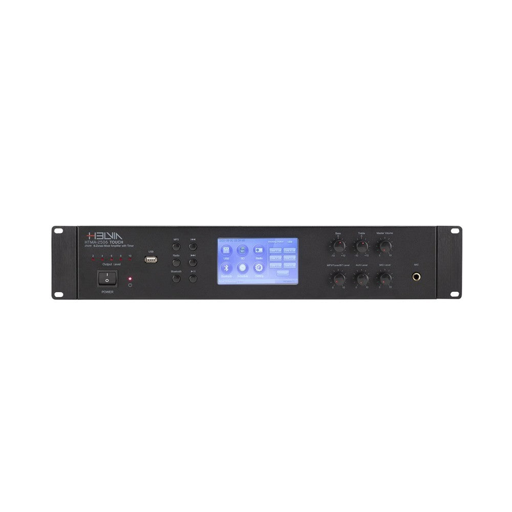 HELVIA HTMA-2506 AMPLIFICATORE MIXER TOUCH 250W 6-ZONE